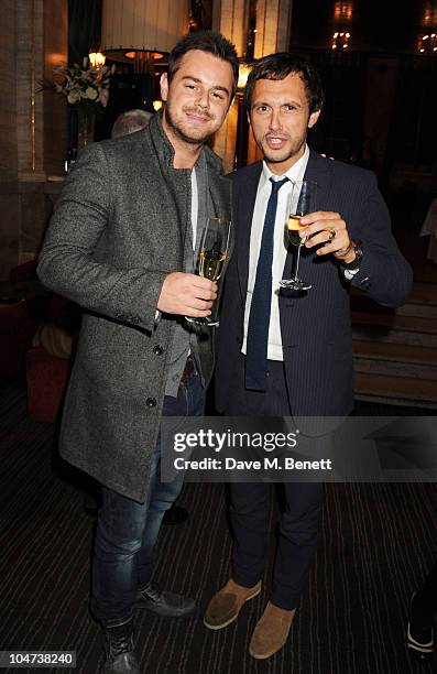 Danny Dyer and Dan Macmillan attend an after party for the London premiere of Mr. Nice on October 4, 2010 in London, England.