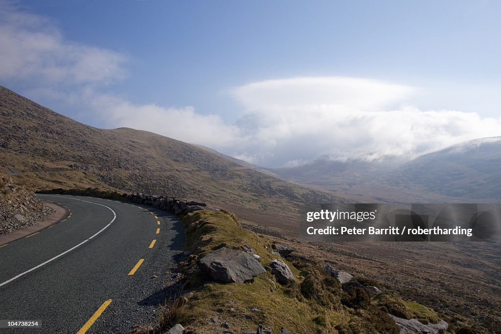 Connor Pass, Dingle Peninsula, County Kerry, Munster, Republic of Ireland, Europe