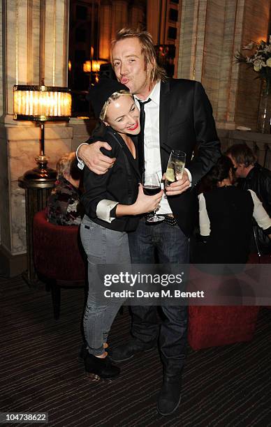 Jaime Winstone and Rhys Ifans attend an after party for the London premiere of Mr. Nice on October 4, 2010 in London, England.