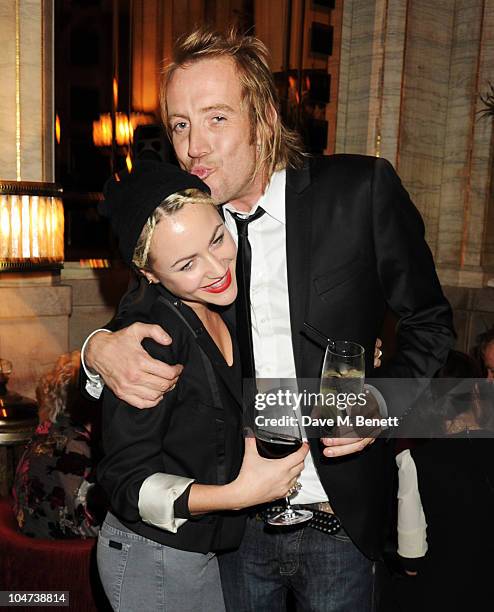 Jaime Winstone and Rhys Ifans attend an after party for the London premiere of Mr. Nice on October 4, 2010 in London, England.