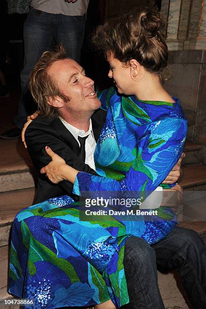 Rhys Ifans and Samantha Morton attend an after party for the London premiere of Mr. Nice on October 4, 2010 in London, England.