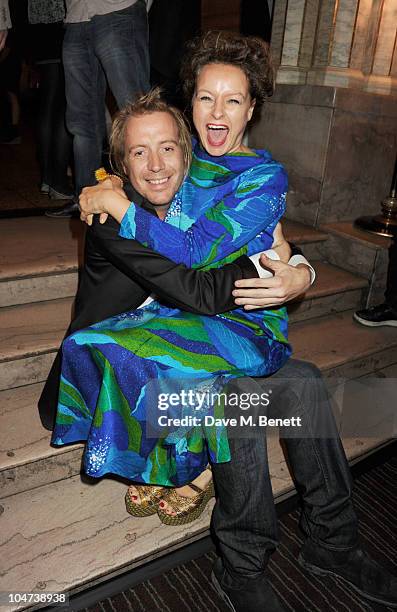 Rhys Ifans and Samantha Morton attend an after party for the London premiere of Mr. Nice on October 4, 2010 in London, England.