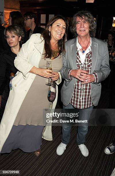 Lynne Franks and Howard Marks attend an after party for the London premiere of Mr. Nice on October 4, 2010 in London, England.