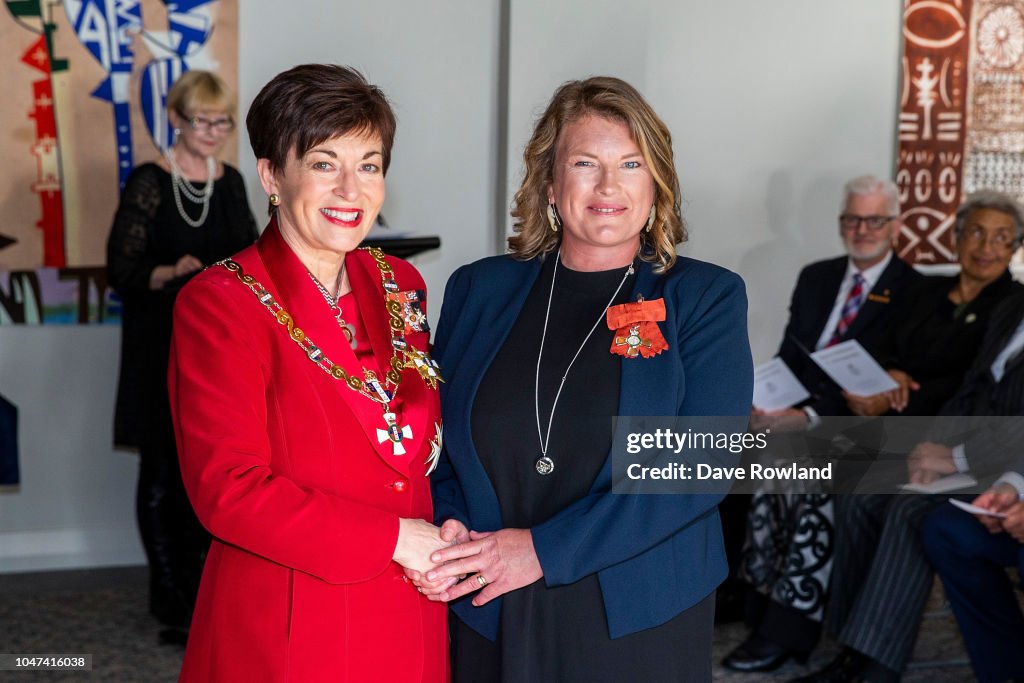 Investiture Ceremonies At Government House Auckland