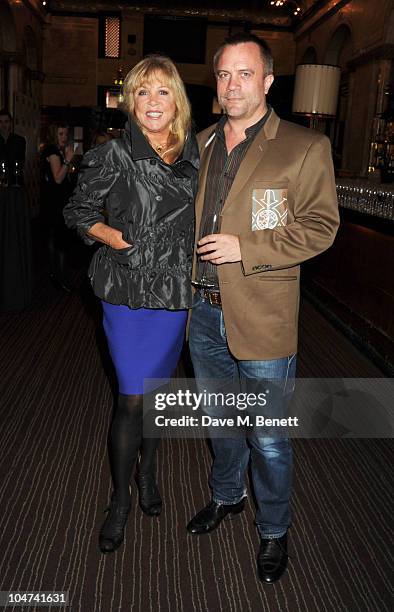 Howell James and Patty Boyd attend an after party for the London premiere of Mr. Nice on October 4, 2010 in London, England.