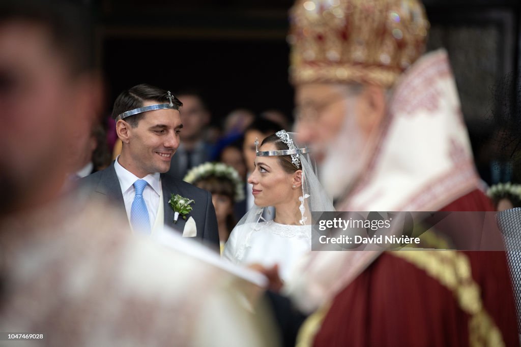 Wedding Of Prince Nicholas Of Romania And Princess Alina Of Romania In Sinaia