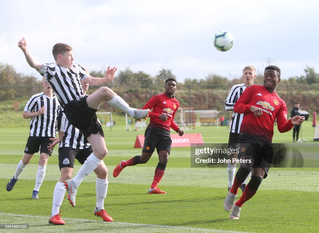 Manchester United v Newcastle United: U18 Premier League