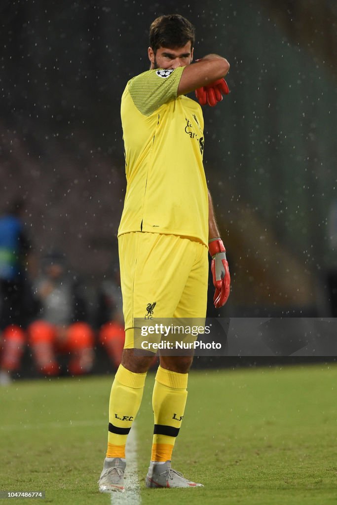 SSC Napoli v Liverpool - UEFA Champions League Group C