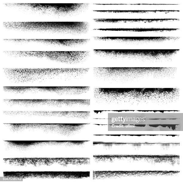 grunge edges - grunge texture vector stock illustrations