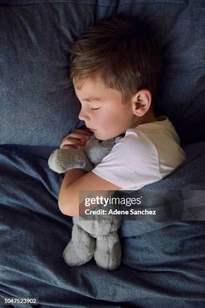 zoete dromen, kleintje - sleeping boys stockfoto's en -beelden