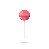 Lollipop candy vector isolated
