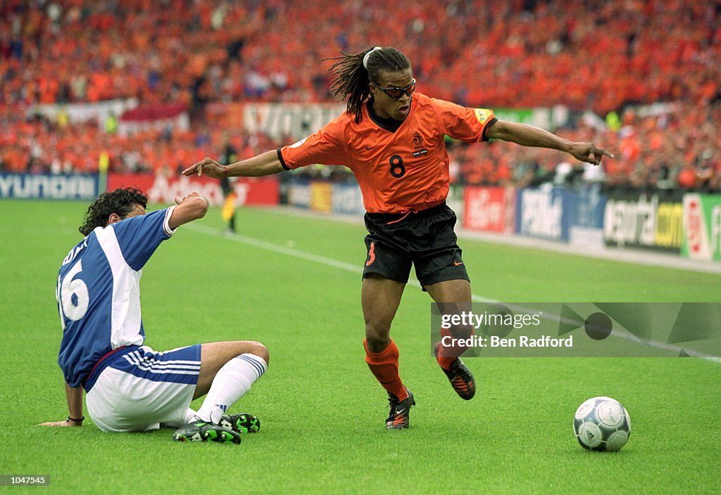 Edgar Davids of Holland in action during the European Championships ...