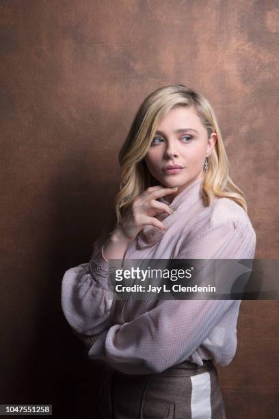 Actress Chloe Grace Moretz, from 'Greta' is photographed for Los Angeles Times on September 7, 2018 in Toronto, Ontario. PUBLISHED IMAGE. CREDIT MUST...