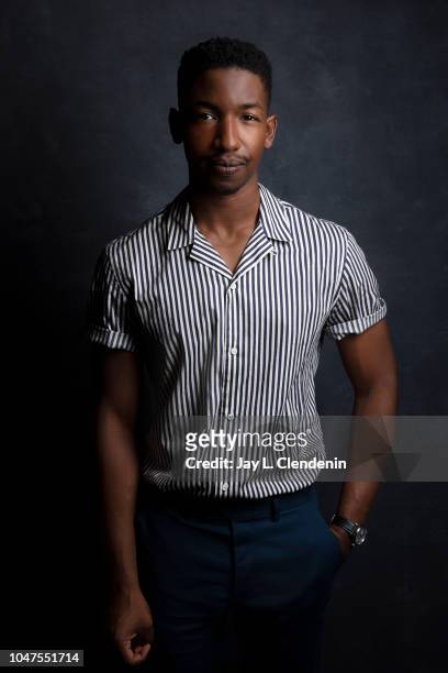 Actor Mamoudou Athie, from 'Sorry For Your Loss' is photographed for Los Angeles Times on September 8, 2018 in Toronto, Ontario. PUBLISHED IMAGE....