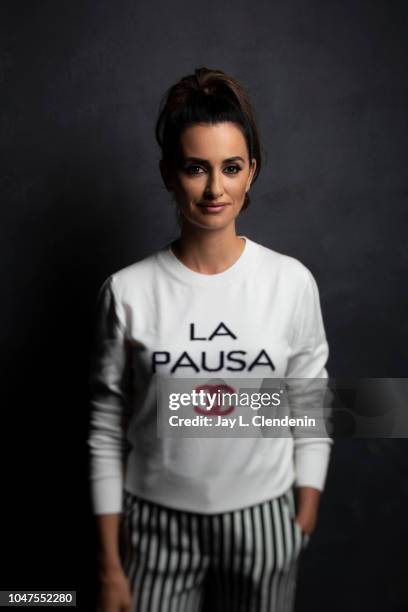 Actress Penelope Cruz, from 'Everybody Knows' is photographed for Los Angeles Times on September 9, 2018 in Toronto, Ontario. PUBLISHED IMAGE. CREDIT...