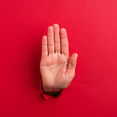 Human hand showing 