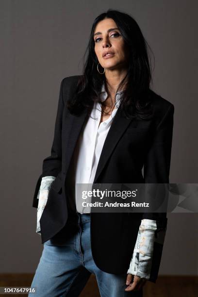 Nadine Labaki poses at the 'Capharnaüm' portrait session during the 14th Zurich Film Festival on October 01, 2018 in Zurich, Switzerland.