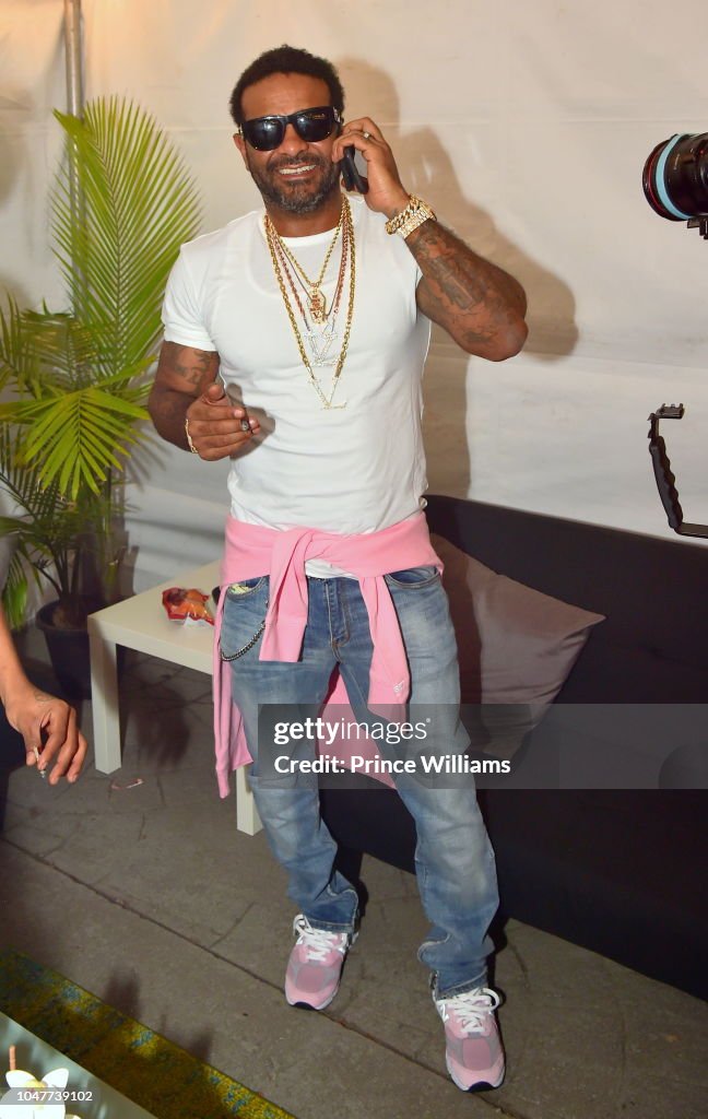 Jum Jones Rapper Rapper Jim Jones attends A3C Festival at Georgia Freight Depot on ...