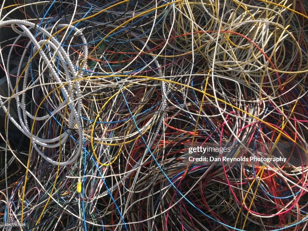 Multi Color Wire Multicolored Wires At Construction Site High-Res Stock Photo - Getty Images