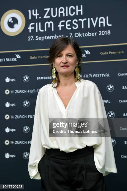 Pernille Fischer Christensen attends the 'Astrid' photo call during the 14th Zurich Film Festival at Festival Centre on October 01, 2018 in Zurich,...