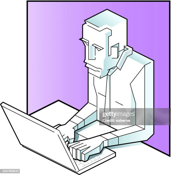 A Computer Man 107 Seeing The Big Picture High Res Illustrations - Getty Images