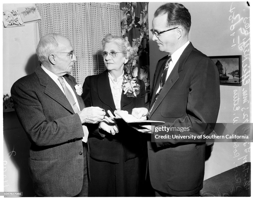 Hill 50th Anniversary (wedding), 1954