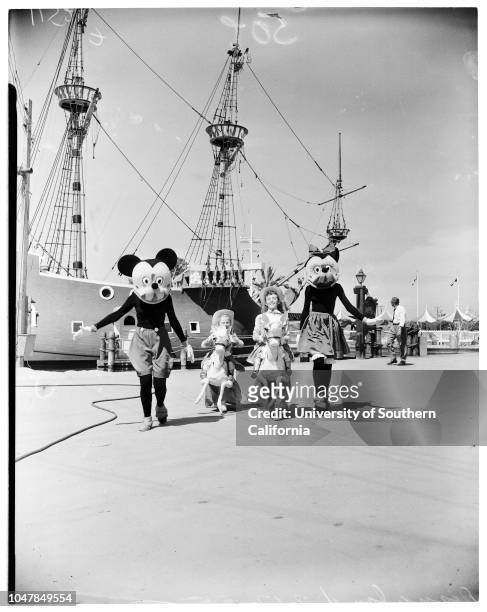 Disneyland opening, 17 July 1955.Anaheim; Orange; California; USA.