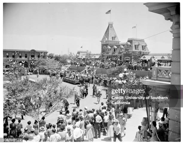 Disneyland opening, 17 July 1955.Anaheim; Orange; California; USA.