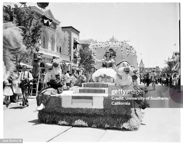Disneyland opening, 17 July 1955.Anaheim; Orange; California; USA.