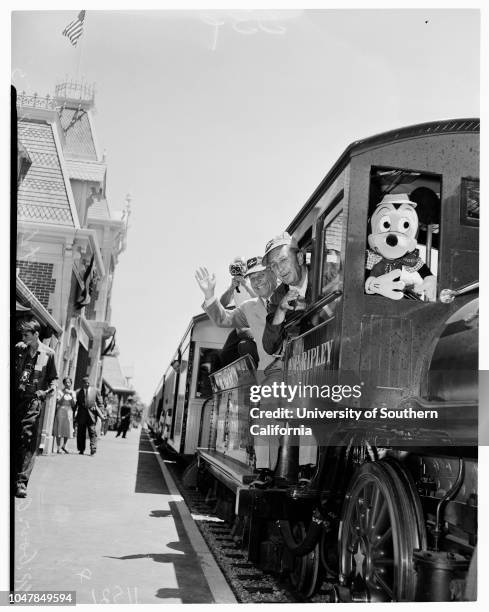 Disneyland opening, 17 July 1955.Anaheim; Orange; California; USA.