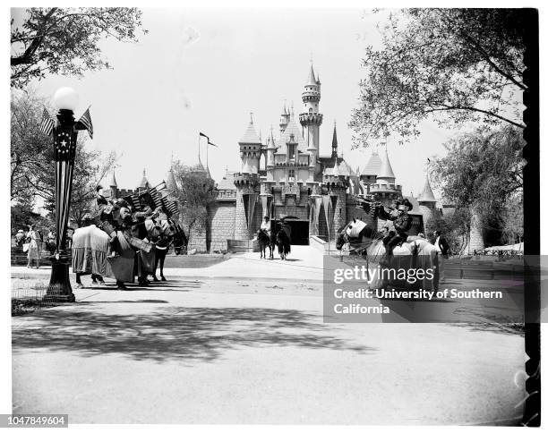 Disneyland opening, 17 July 1955.Anaheim; Orange; California; USA.