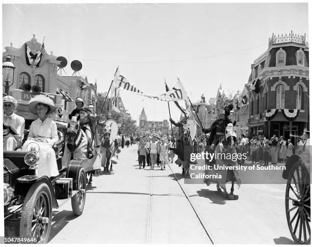 Disneyland opening, 17 July 1955.Anaheim; Orange; California; USA.