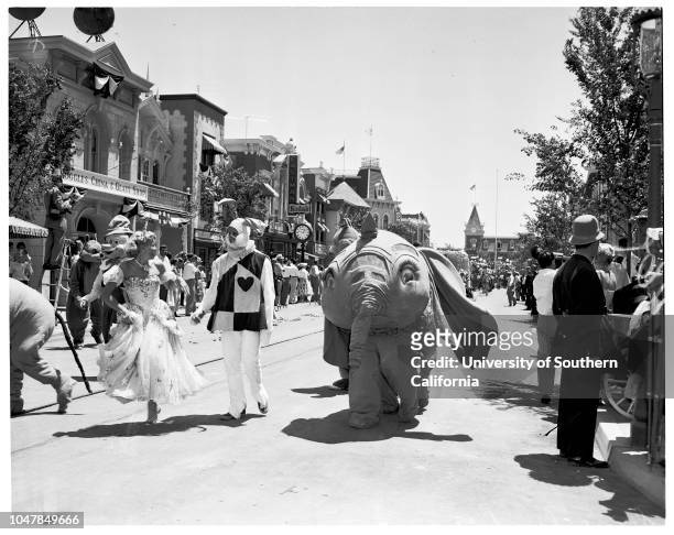 Disneyland opening, 17 July 1955.Anaheim; Orange; California; USA.