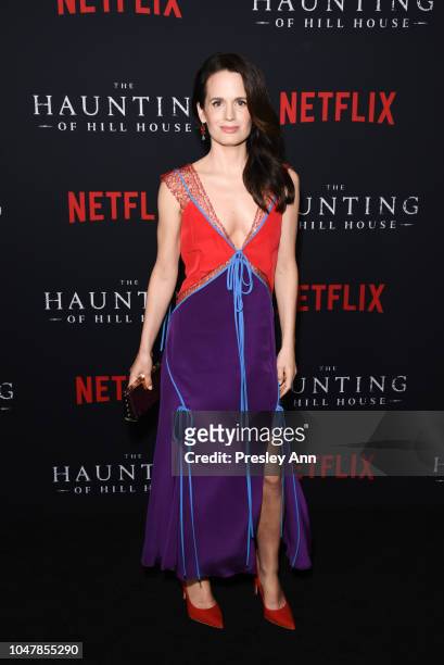 Elizabeth Reaser attends Netflix's "The Haunting Of Hill House" Season 1 Premiere - Arrivals at ArcLight Hollywood on October 8, 2018 in Hollywood,...