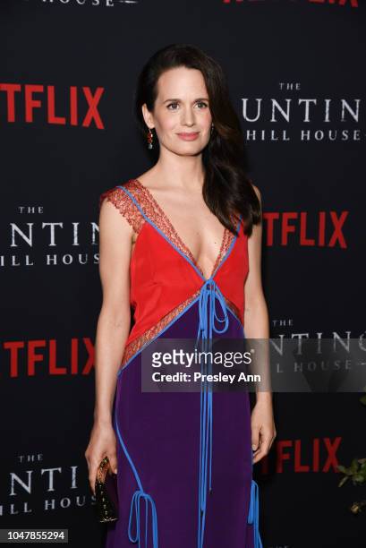 Elizabeth Reaser attends Netflix's "The Haunting Of Hill House" Season 1 Premiere - Arrivals at ArcLight Hollywood on October 8, 2018 in Hollywood,...