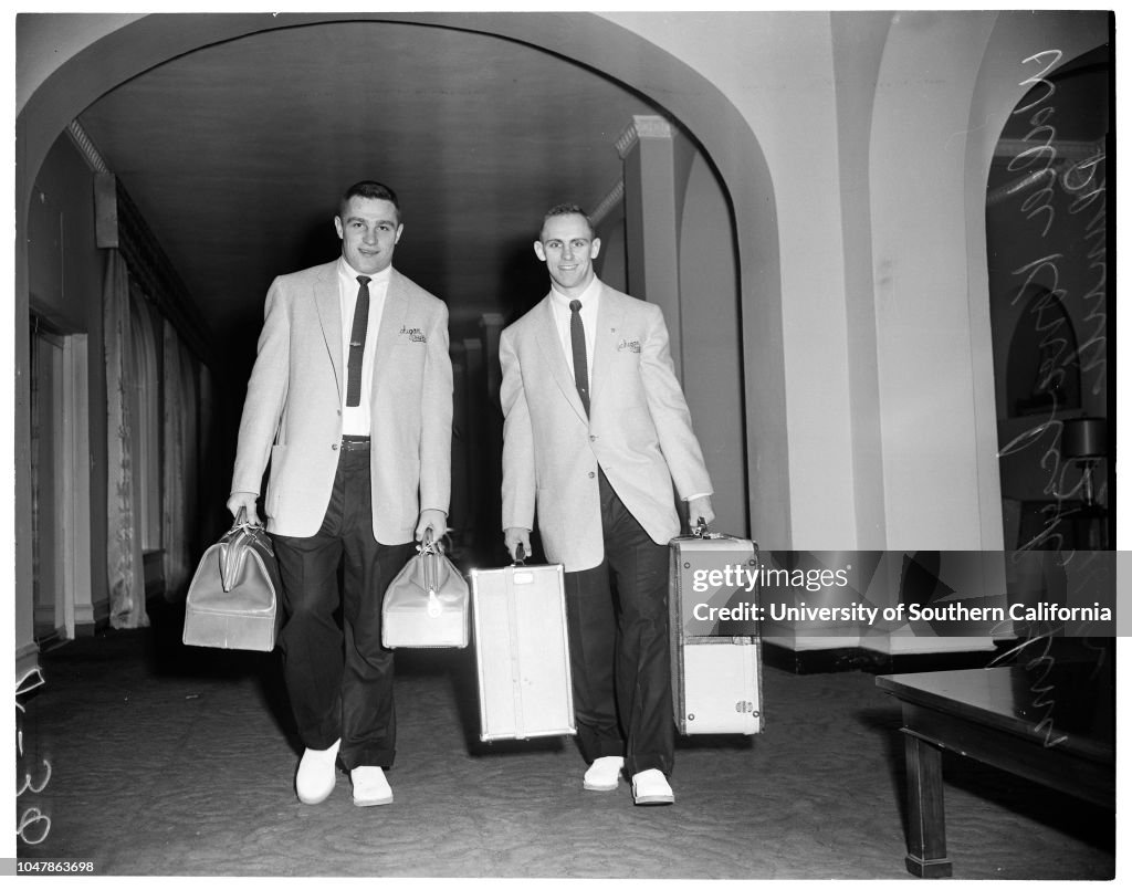 Michigan State arrival, 1955