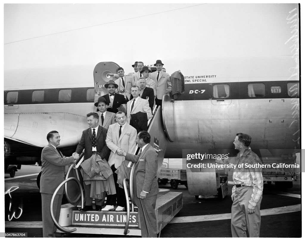 Michigan State arrival, 1955