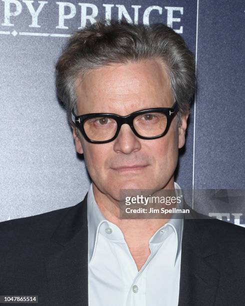 Actor Colin Firth attends the special screening of Sony Pictures Classics' "The Happy Prince" hosted by The Cinema Society and Brooks Brothers at...