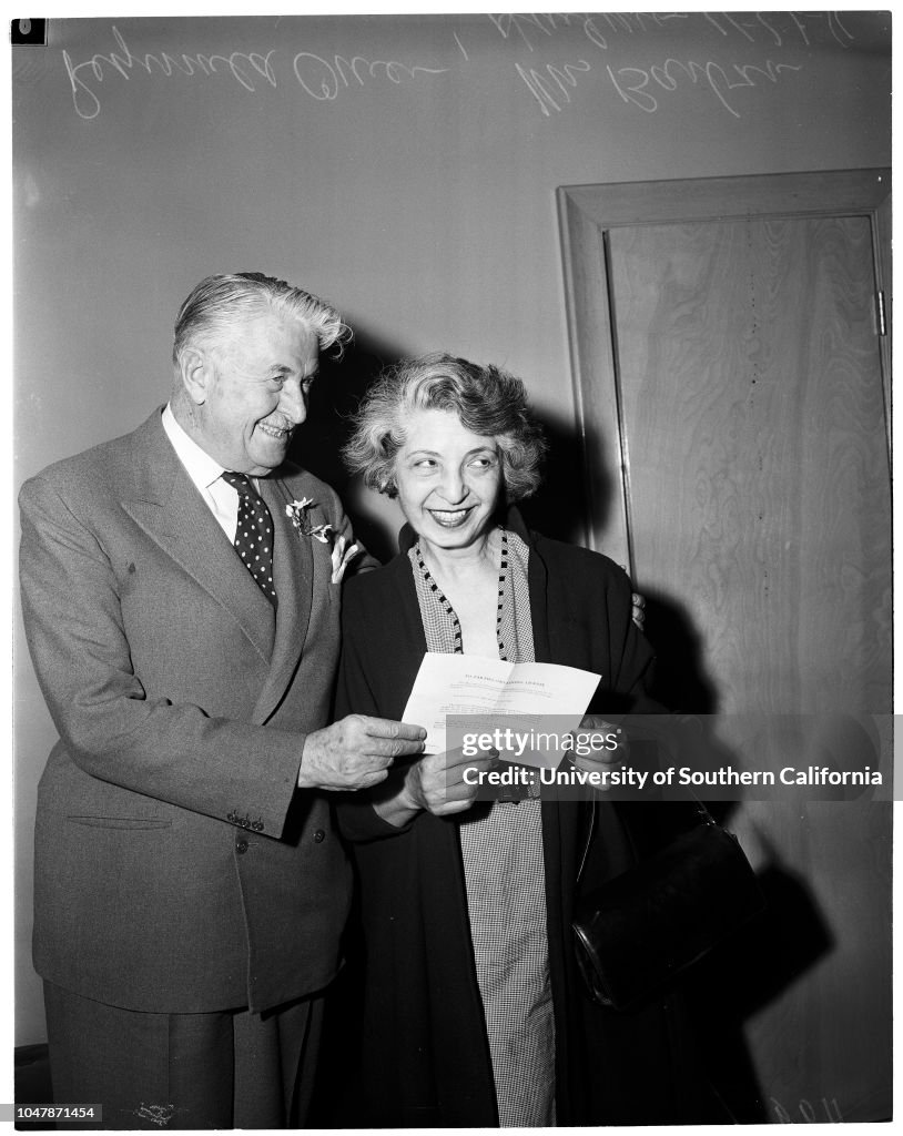 Actor Reginald Owen marries, 1956