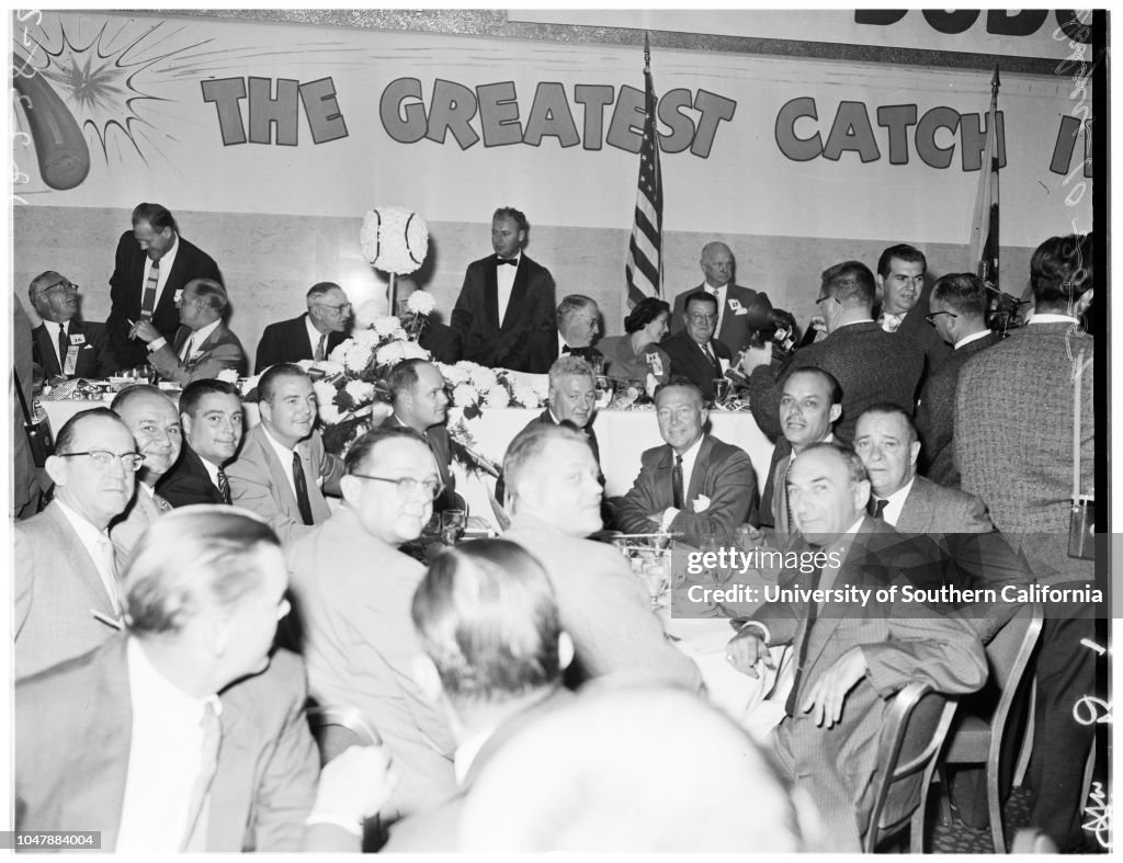 Dodgers dinner, 1957