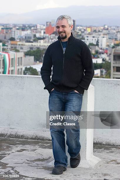 Micheal Rowe, part of the cast of the movie Ano Bisiesto, poses during a photo session on October 4, 2010 in Mexico City, Mexico.