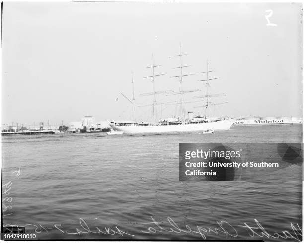 Trujillo's yacht 'Angelita' sails, 15 July 1958..