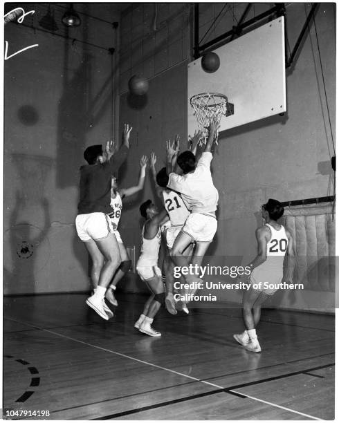 Feature on Japanese teenagers , 8 May 1958. Richard Kakita -- 15 years;Gordon Sugimoto -- 14 years;Jeanie Tatsumi -- 14 years;William Shibata -- 15...