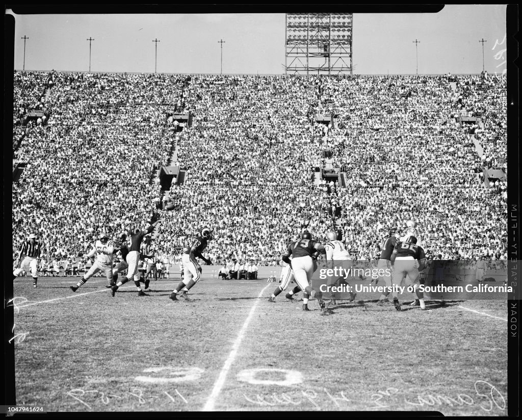 Football, professional, November 8 1959. Los Angeles Rams versus San
