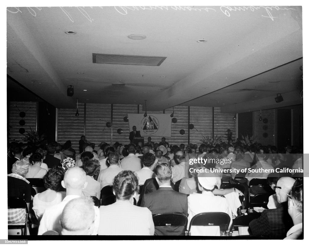 Alcoholics Anonymous convention at LaFayette Hotel, 1960