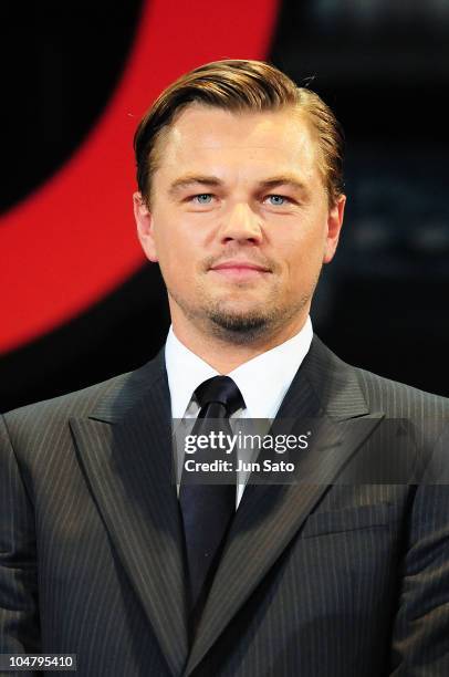 Actor Leonardo DiCaprio attends the "Inception" Japan Premiere at Roppongi Hills on July 20, 2010 in Tokyo, Japan.