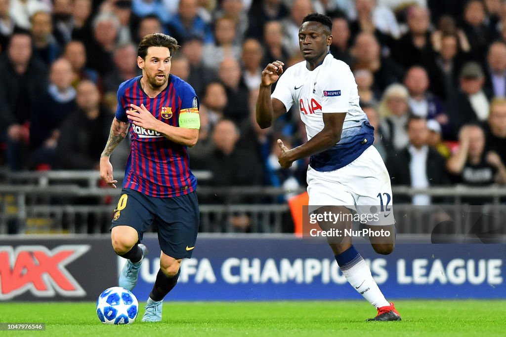 Tottenham Hotspur v FC Barcelona - UEFA Champions League Group B