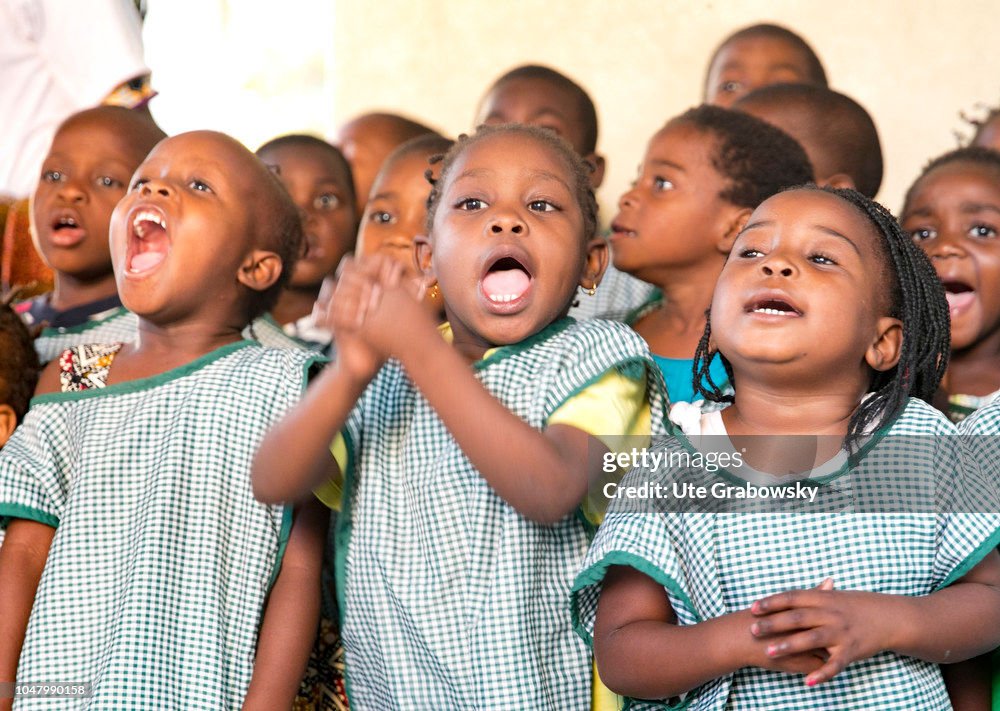 African children in an orphanage in Mozambique
