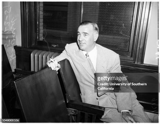 Alimony hearing, May 23, 1951. Mrs Judith K Howard;Lindsay C Howard..