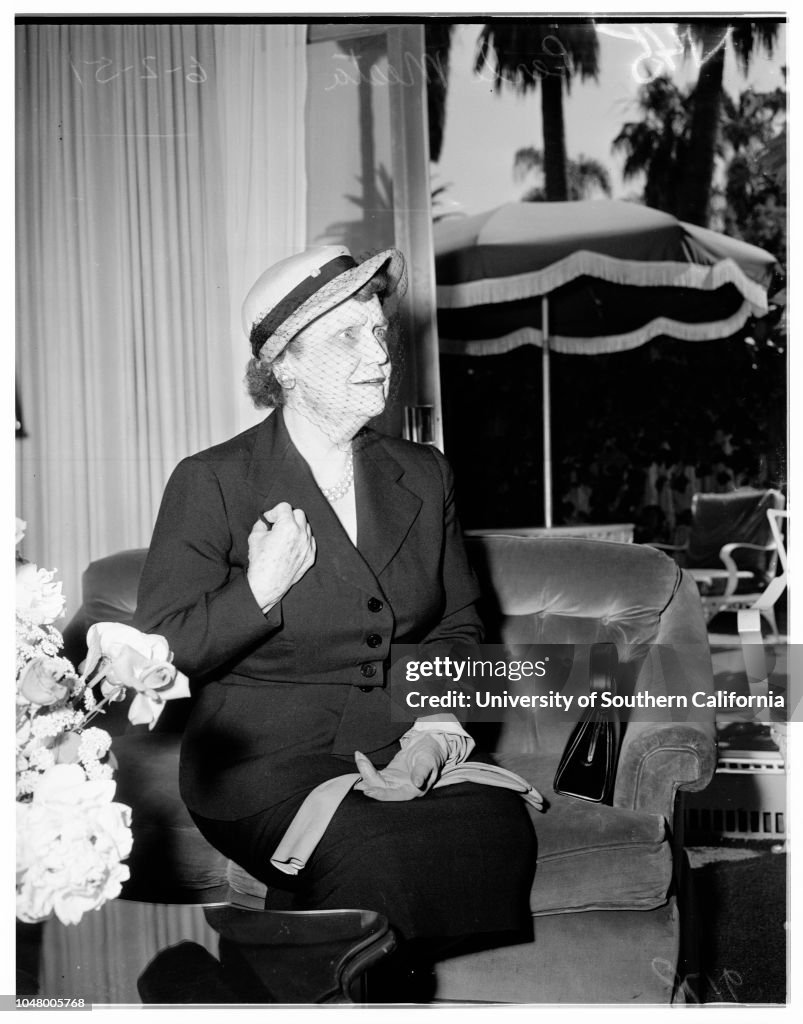 Press conference (Beverly Hills Hotel), 1951